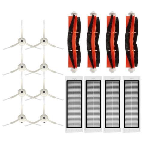Brosses latérales/brosses principales/filtres HEPA pour aspirateur Xiaomi 2 pour Roborock S50 S55 S6 pièces d'aspirateur accessoires de rechange ► Photo 1/6
