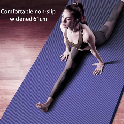 Tapis de Yoga 183*61*1.5cm avec ligne de corps épais tapis de gymnastique Yoga Pilates tapis d'équilibre Fitness tapis d'exercice pliant antidérapant ► Photo 1/6
