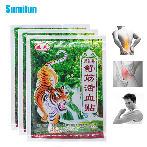 Sumifun – Patch analgésique chinois, 24 pièces, Patch soulagement de la douleur, tigre, pâte analgésique, relaxant, corps, Muscle, dos épaule pied plâtre médical ► Photo 1/6