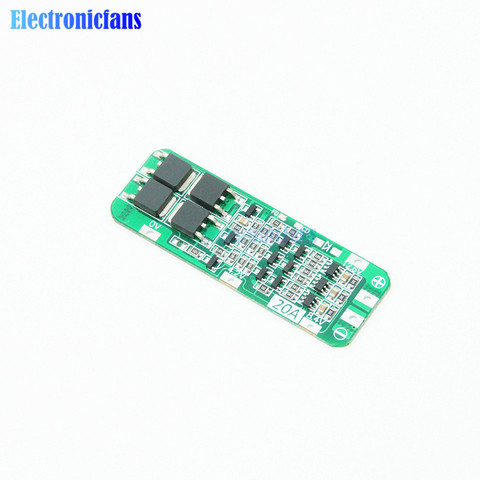 3 S 20A Li-ion batterie au Lithium 18650 chargeur panneau de Protection PCB BMS 12.6 V Module de Protection de charge de la cellule ► Photo 1/6