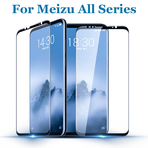 Protecteur d'écran pour Meizu, Film à couverture complète en verre trempé pour Meizu U10 M5 Note, 16e M6S MX6 M5S Pro 7 6 Plus ► Photo 1/5