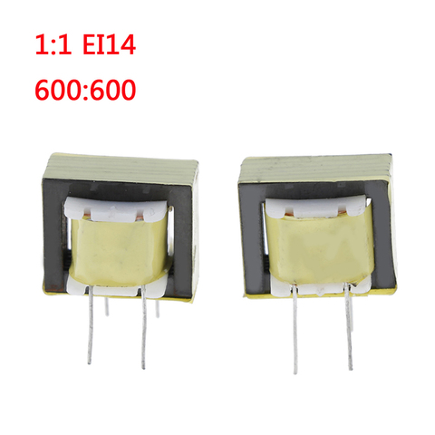 2 pièces 1:1 EI14 transformateur d'isolement transformateurs Audio 600:600 Ohm Europe ► Photo 1/5