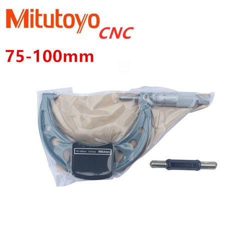 Mitutoyo-CNC micromètres externes de mesure du travail des métaux, précision 0.01mm, outils manuels de mesure 0-25 25-50 50-75mm ► Photo 1/6