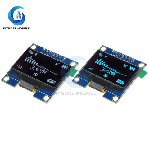 Module d'affichage OLED 1.3 pouces 128*64 écran LCD couleur blanc/bleu 7 broches IIC I2C Interface SH1106 contrôleur de pilote pour Arduino ► Photo 1/6