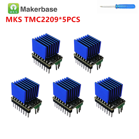 Pilote de moteur pas à pas MKS TMC2209 pour BIGTREETECH SKR V1.3, module de pilote de moteur pas à pas d'imprimante 3d ► Photo 1/6