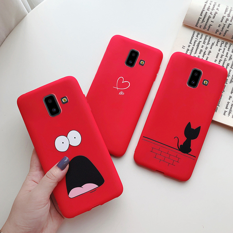 Étui pour Housse Samsung Galaxy J6 2022 pour Coque Fundas Samsung J6 2022 J 6 Plus 2022 Cas Silicone Souple Couverture Arrière ► Photo 1/6