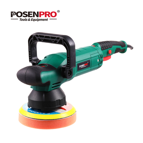 POSENPRO – polisseuse électrique à double Action, 150mm, 900W, vitesse Variable, Machine à polir les chocs, tampon de nettoyage ► Photo 1/6