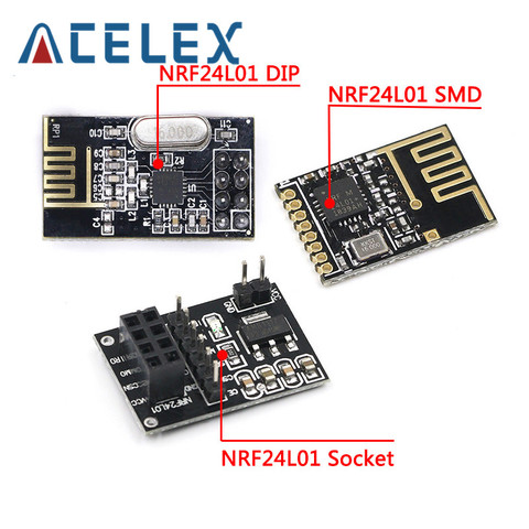 NRF24L01 + 2.4G module de transmission de données sans fil 2.4GHz NRF24L01 version de mise à niveau NRF24L01 + PA + LNA 1000 mètres pour Arduino ► Photo 1/6