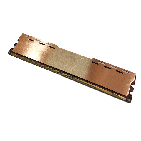 Dissipateur thermique en cuivre pur pour mémoire RAM, 0.5mm, pour ordinateur de bureau ► Photo 1/5