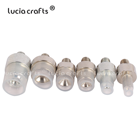 Lucia – artisanat 4/5/6/8/10/12mm, buse d'écrou, Rivets à quatre griffes pour perles clouées, accessoires de Machine à perles J0243 ► Photo 1/6