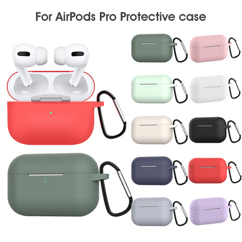 Coque en Silicone pour Airpods Pro coque sans fil Bluetooth pour apple airpods pro housse etui étui pour écouteurs pour Air Pods pro 3 Fundas ► Photo 1/6