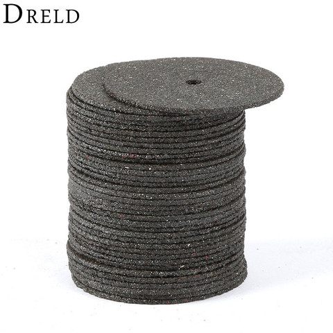 36 pièces Dremel accessoires 24mm disques de coupe abrasifs disque de roues coupées pour Dremel outils rotatifs outil de coupe de bois en métal électrique ► Photo 1/6