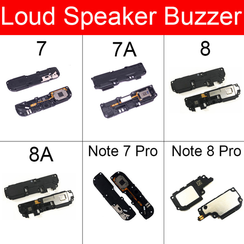 Module de sonnerie de haut-parleur pour Xiaomi Redmi 7 7A 8 8A / Note 7 8 Pro haut-parleur sonore câble flexible pièces de rechange ► Photo 1/6