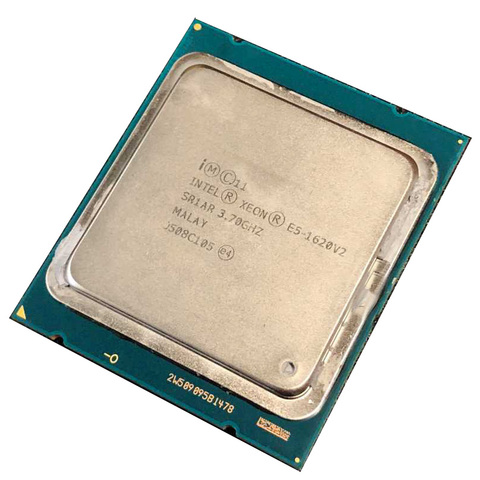 Intel Xeon E5 1620 V2 E5 1620v2 E5-1620V2 3.7GHz Quad-Core huit fils processeur d'unité centrale 10M 130W LGA 2011 carte mère X79 adaptée ► Photo 1/2