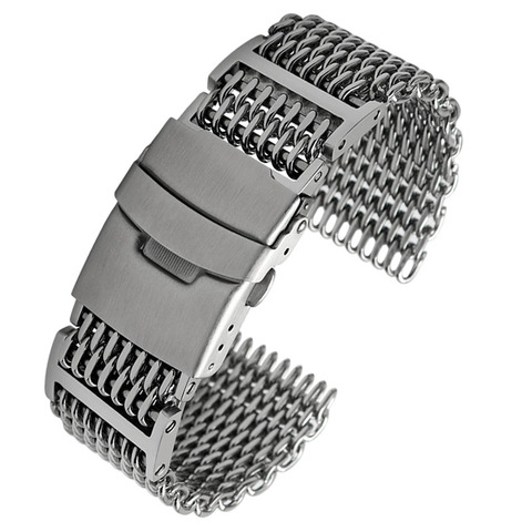 Bracelet de montre en acier inoxydable, maille de haute qualité, 20mm 22mm, 316L, forTiansuo Omega, bracelet de poignet en métal milan ► Photo 1/6