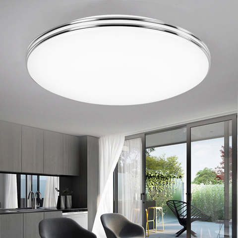 Nouveau plafond moderne à LEDs lumière ultra-mince salon lampe chambre panneau surface montage décoration cuisine salon ► Photo 1/6