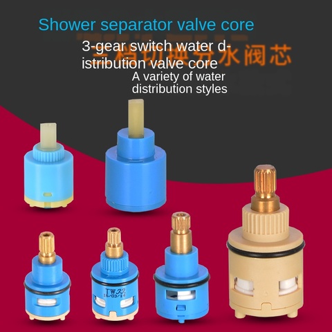 Noyau de valve de dérivation à trois étages, bobine, interrupteur de douche à trois étages, accessoires de valve de valve ► Photo 1/5