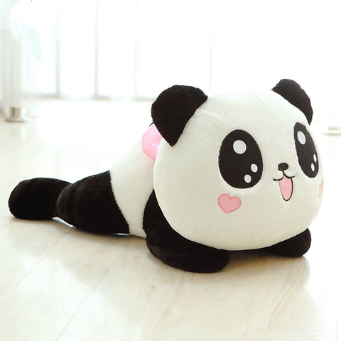 Nouveau mignon peluche poupée jouet peluche Panda doux oreiller coussin traversin cadeau 20cm ► Photo 1/6