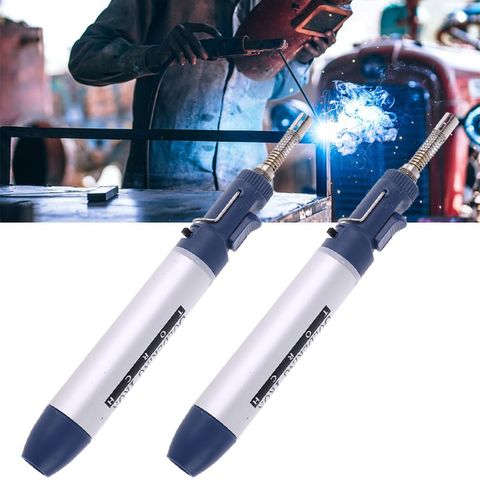 3 in1 sans fil Butane torche gaz soudure stylo fer pistolet soudage outils de fer compacts ► Photo 1/6