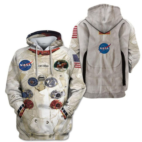 Combinaison d'astronaute Armstrong imprimé 3D pour femmes, sweat-shirt Streetwear, manteaux surdimensionnés ► Photo 1/5