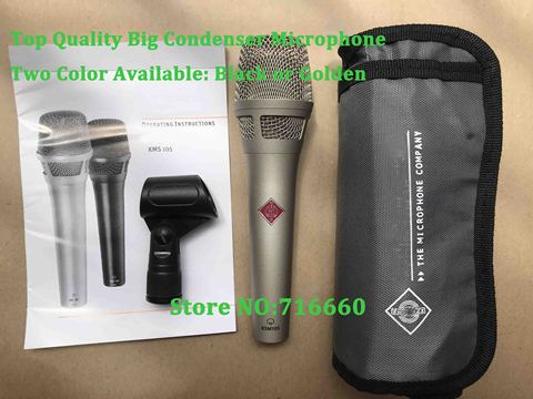 Microphone à condensateur supercardioïde, Microphone à condensateur, microphone filaire, meilleure vente, KMS105 ► Photo 1/3