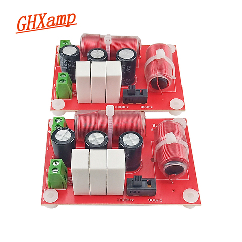 GHXAMP – caisson de basses 120W, 4-8ohm, haut-parleur, diviseur de fréquence, pour caisson de basses 4-8 pouces, amélioration de la qualité sonore, 2 pièces ► Photo 1/6