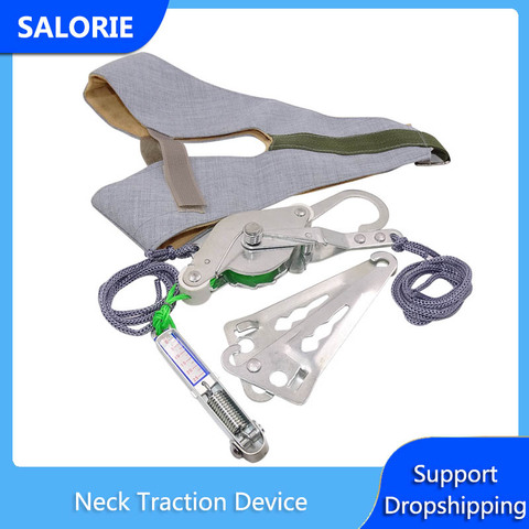 Cervical Traction Belt Neck Stretching Fixation Belt Correction Hanging Neck Trainer Cervical Massager Massage Tool Home Use ► Photo 1/6
