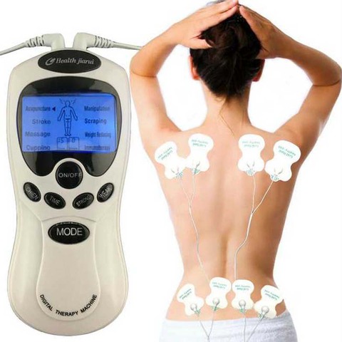 Corps électrique dizaines Muscle cou masseur dos pied genou méridien thérapie Machine de Massage électronique minceur Relax Pad stimulateur ► Photo 1/6