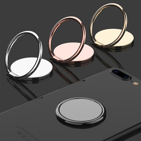 Luxe Spin Rotatif Support Pour Téléphone 360 degrés Rotatif Aimant de Bague En Métal Smartphone Prise Magnétique Support de Smartphone ► Photo 1/6