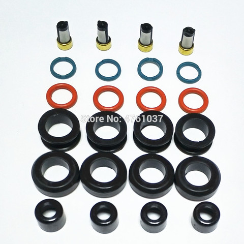 Kit de réparation d'injecteur de carburant de 4 ensembles, pièces #23250-28080 1001-87F90, moteur Toyota 1ZZFE 2ZZGE (AY-RK112), vente en gros, offre spéciale ► Photo 1/3