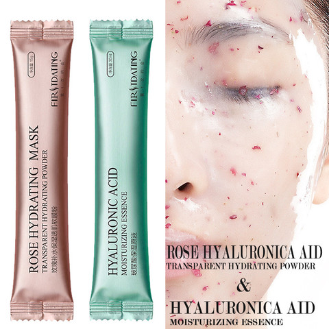 Livraison directe 40 pièces SPA collagène Rose or acide hyaluronique doux masque en poudre Anti-âge Anti-rides décoller en caoutchouc masque Facial ► Photo 1/6