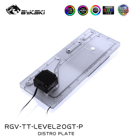 Bykski – plaque Dstro, réservoir d'eau pour étui d'ordinateur de niveau 20 GT Thermaltake RGV-TT-LEVEL20 GT-P ► Photo 1/1