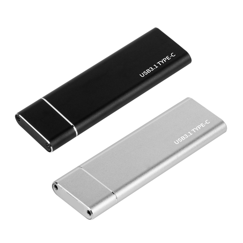 Boîtier pour disque dur USB3.1 Type C vers M.2 B, pour NGFF SSD, 6Gbps, M2, SSD 2280 ► Photo 1/6