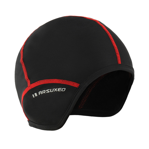 Casquette de cyclisme pour hommes, Sports de plein air, doublure de casque de vélo, course à pied, ski, polaire coupe-vent, chaude, Bandana, hiver ► Photo 1/6