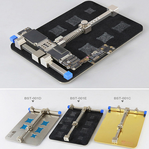 Support de réparation de circuits imprimés en acier inoxydable, soudage et dessoudage de circuits imprimés, fixation, outil de réparation de téléphones portables ► Photo 1/6