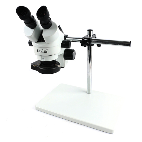 3.5X-90X Zoom continu binoculaire stéréo Microscope grand support de Boom support universel 56 lumière LED pour téléphone PCB SMD réparation ► Photo 1/5