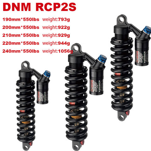 DNM RCP3 Durable descente vtt vélo vélo métal Suspension arrière ressort amortisseur pièces de vélo vtt vélo amortisseurs arrière ► Photo 1/6