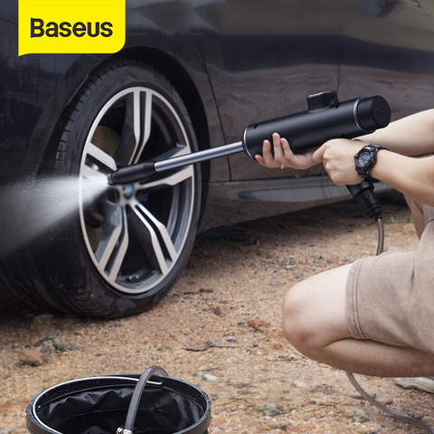 Baseus – pistolet de lavage de voiture, nettoyeur haute pression, outil de lavage, générateur de mousse pour Machine à laver, nettoyage électrique, pulvérisation de dispositifs automobiles ► Photo 1/6