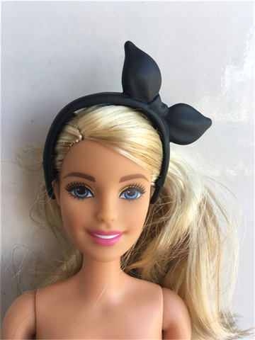Original poupée bandeaux 1/6 poupée tête décors mignon fleurs casque couronne arcs enfants bricolage Dressing poupée accessoires fille cadeaux ► Photo 1/6