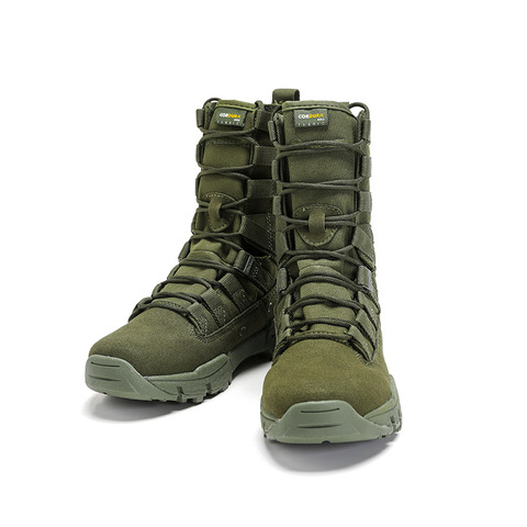 Bottes militaires pour hommes, chaussures de Sport pour randonnée, baskets d'extérieur, imperméables, pour le travail, en désert ► Photo 1/6