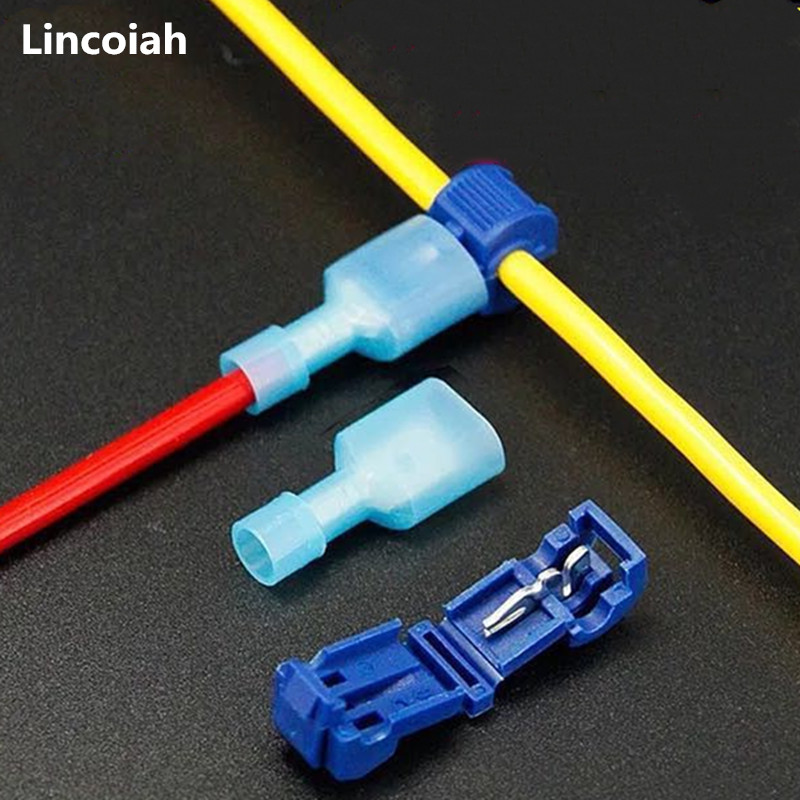 Kit 110 Connecteurs T-Tap FULARR - Rouge, Bleu, Jaune - Épissure Rapide Sans Dénudage