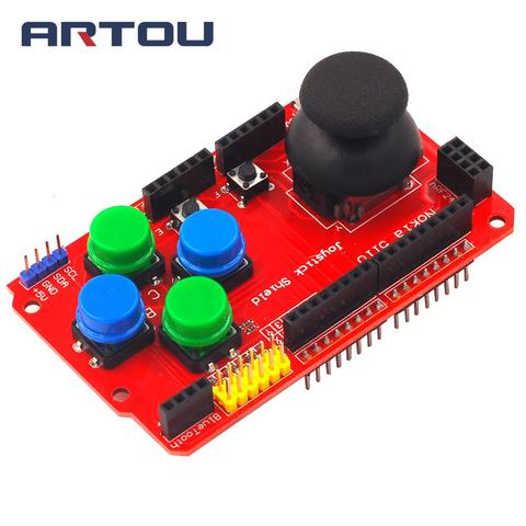 Manettes de jeu, JoyStick, bouclier de clavier pour Arduino nRF24L01 Nk 5110 LCD I2C 3.3V, Module de carte contrôleur ► Photo 1/4