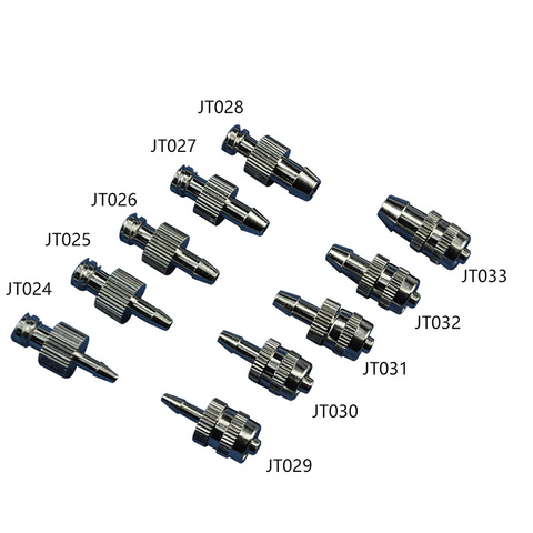 Colle distributrice en laiton nickelé, métal, sous-emballage, baril de seringue, connecteur adaptateur luer lock ► Photo 1/3