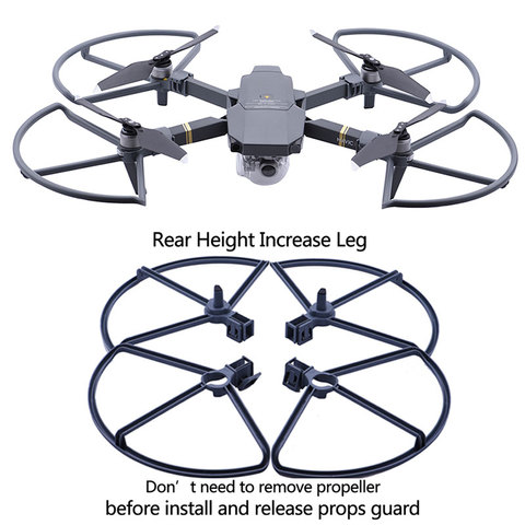 Protecteur d'hélice pour Drone DJI Mavic Pro Platinum, 4 pièces, couvercle de protection de lame de pare-chocs à dégagement rapide, train d'atterrissage ► Photo 1/6