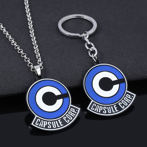 SG Cartoon CAPSULE CORP Logo porte-clés mignon 1-7 étoiles Art métal pendentif porte-clés hommes enfants bijoux cadeau ► Photo 1/6