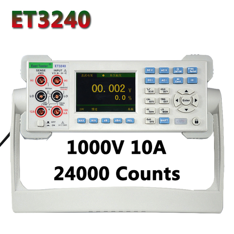Multimètre numérique automatique de bureau ET3240, 22000 points, avec grand écran TFT de 3.5 pouces, testeur Hz de haute précision ► Photo 1/6