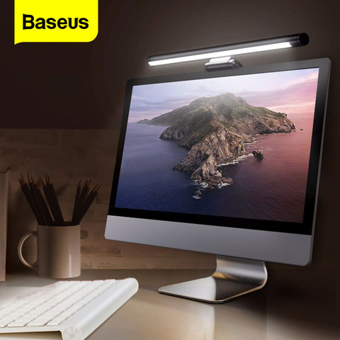 Baseus écran barre de LED lampe de bureau PC ordinateur portable écran suspendu barre lumineuse lampe de Table bureau étude lampe de lecture pour LCD Monito ► Photo 1/6