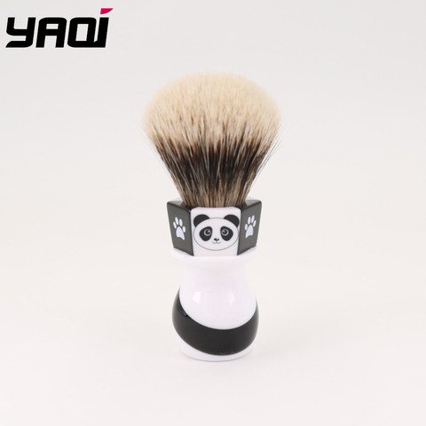 Yaqi-brosse de rasage avec nœud, le Panda deux bandes, 24mm, par Henry Hakamaki ► Photo 1/5