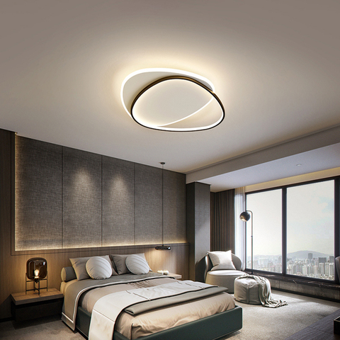 Vente chaude nouvelle chambre moderne Led plafonnier salle lumières luminaire ultra-mince Led plafonnier lumières pour salon ► Photo 1/6