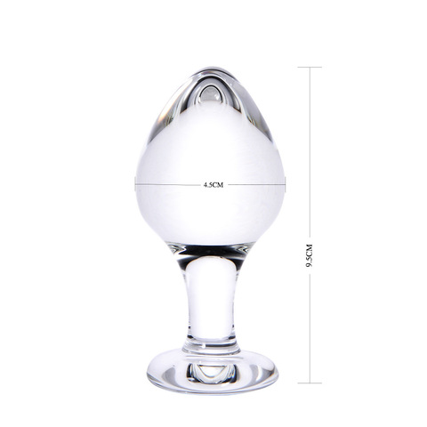 45mm Pyrex verre plug anal gode cristal anal perle cul prostate massage masturbate adulte Sex toy pour femmes hommes gay Anal jouets ► Photo 1/4